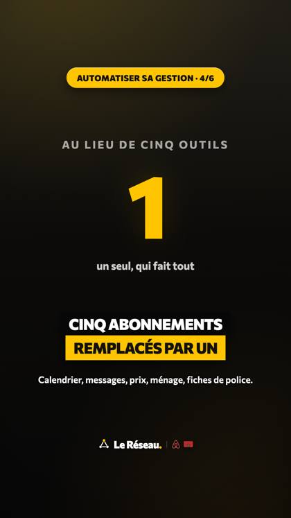Story éducative · Automatiser sa gestion 4/6