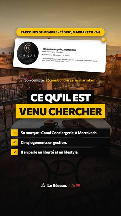 Success story · Cédric (Canal) 2/4
