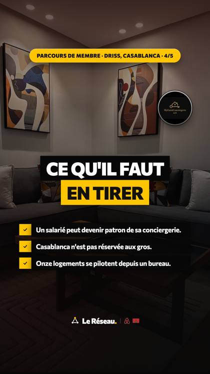 Success story · Driss (MyGuest) 4/5
