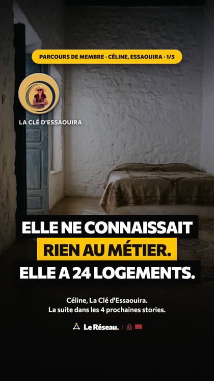 Success story · Céline (La Clé d'Essaouira) 1/5