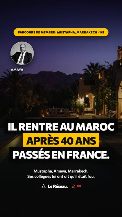 Success story · Mustapha (Amaya) 1/5