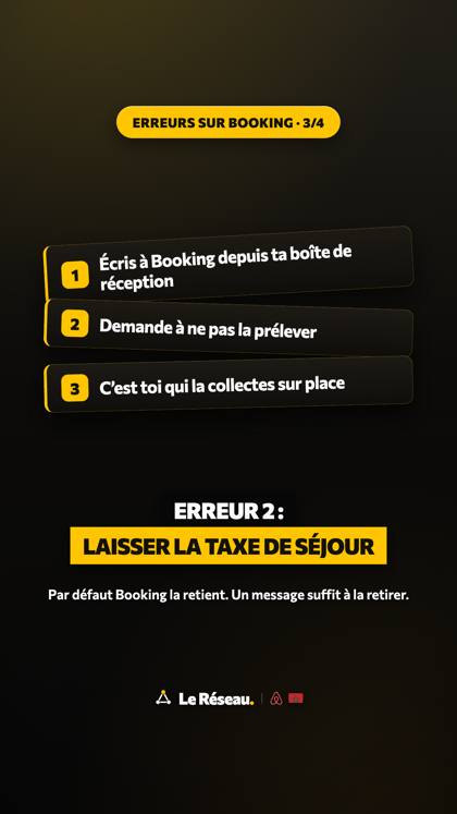 Story éducative · Erreurs sur Booking 3/4