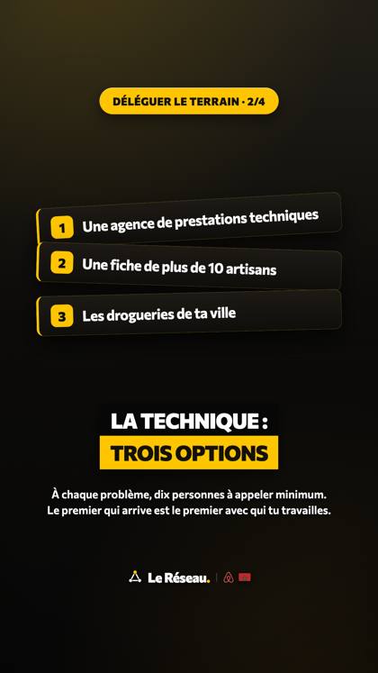 Story éducative · Déléguer le terrain 2/4