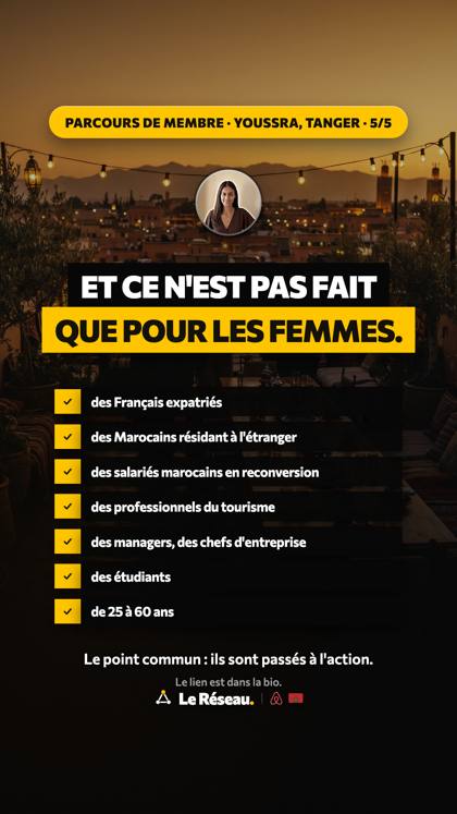 Success story · Youssra (Tanger Keys) 5/5