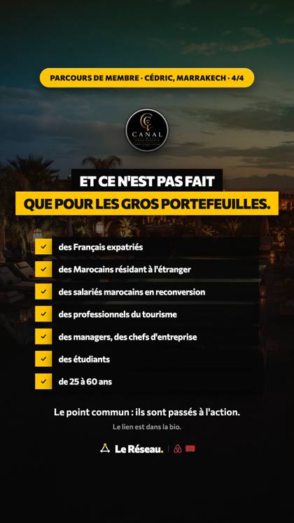 Success story · Cédric (Canal) 4/4