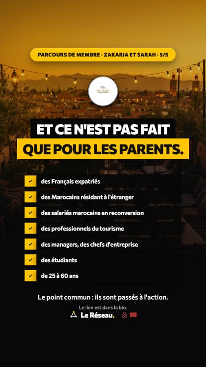 Success story · Zakaria et Sarah (MyHost) 5/5