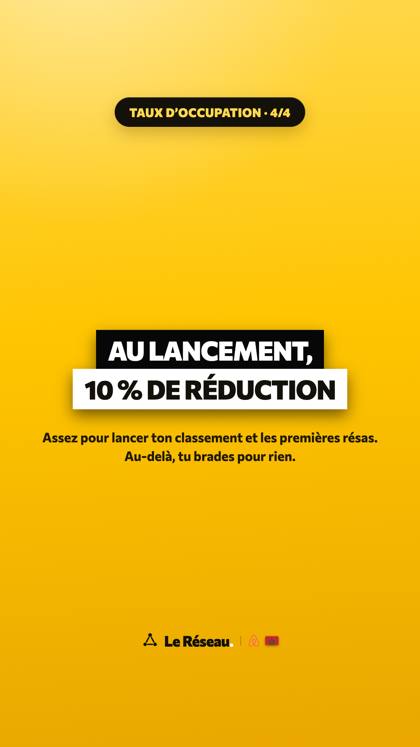 Story éducative · Taux d'occupation 4/4