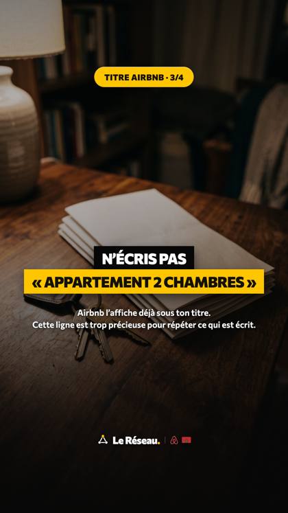 Story éducative · Titre Airbnb 3/4