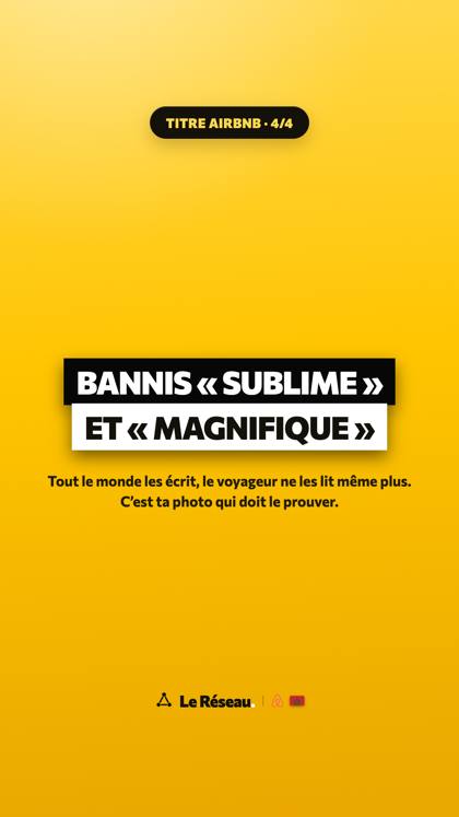 Story éducative · Titre Airbnb 4/4