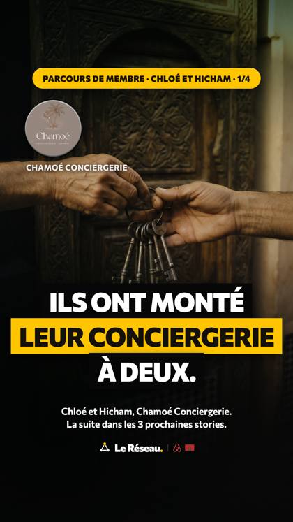 Success story · Chloé et Hicham (Chamoé) 1/4