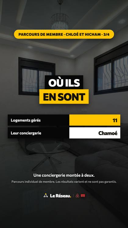 Success story · Chloé et Hicham (Chamoé) 3/4