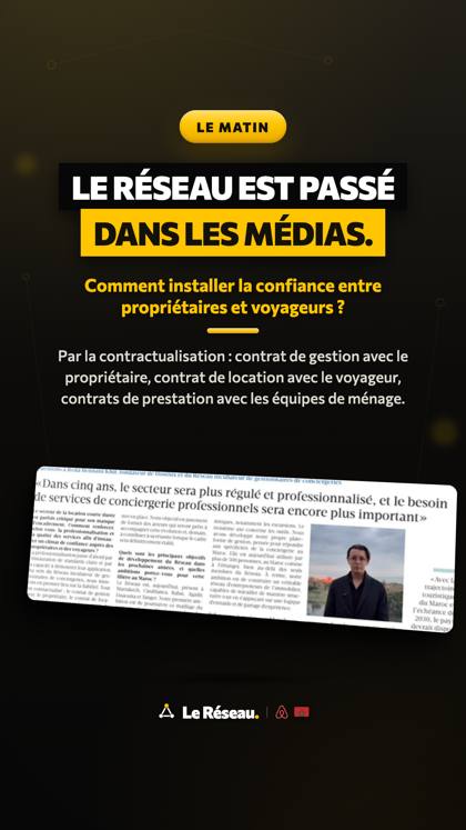 Story médias · Le Matin · Comment installer la confiance entre propriétaires et voyageurs ? (S5)