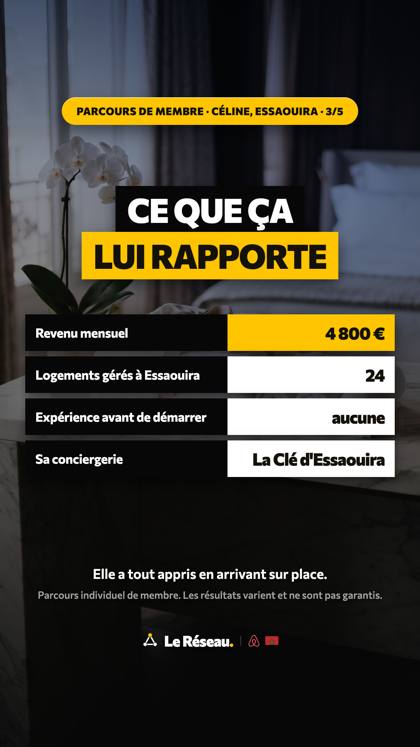 Success story · Céline (La Clé d'Essaouira) 3/5
