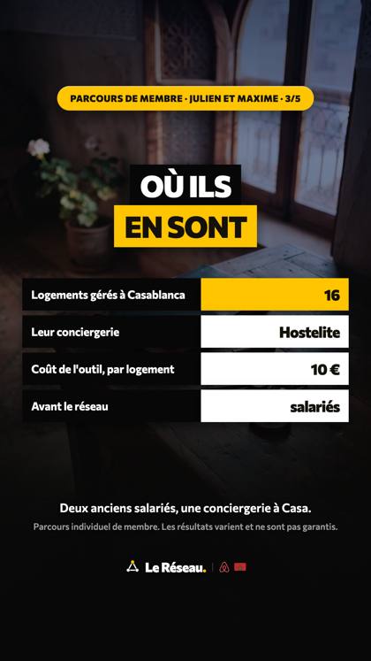 Success story · Julien et Maxime (Hostelite) 3/5